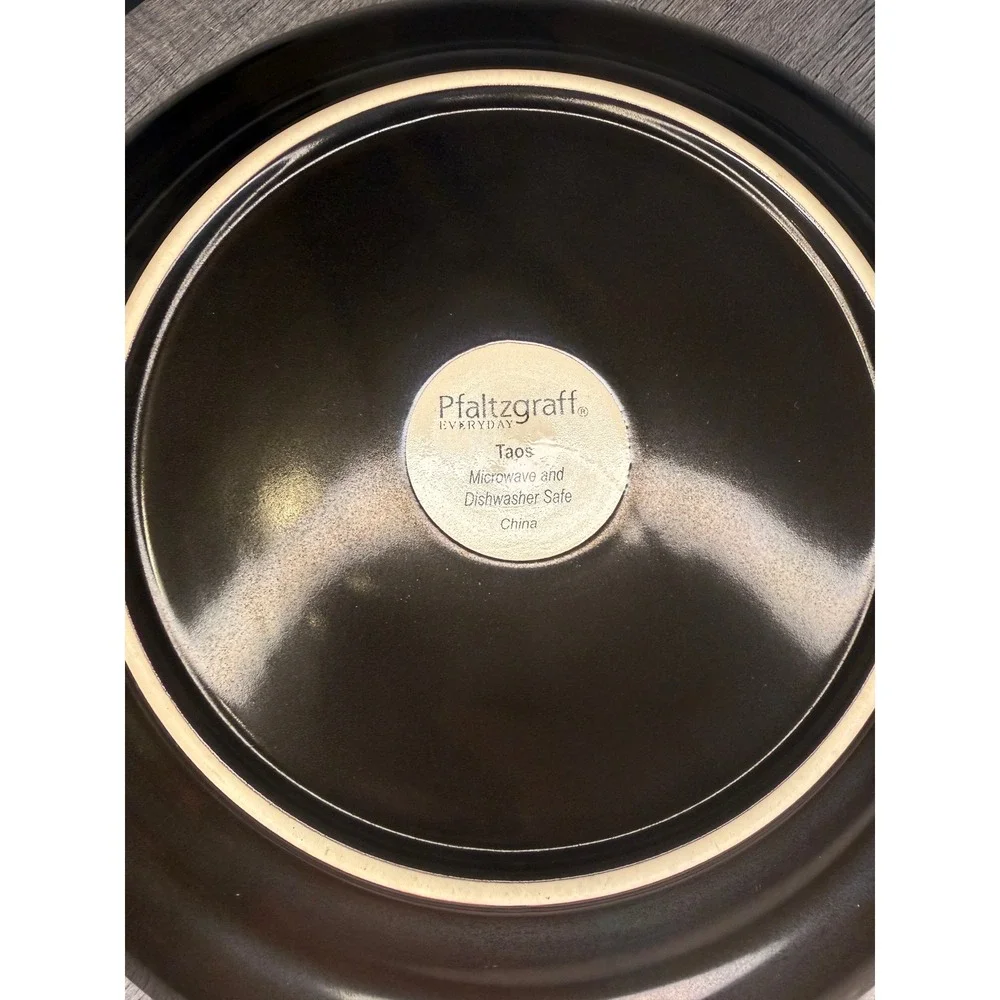 Pfaltzgraff Everyday Taos Dinner Plates Set of 6 Brown Tan Grey 11